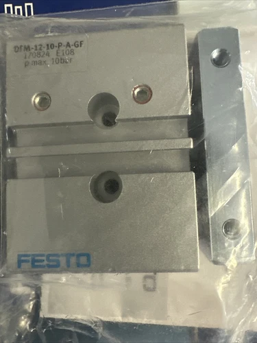 One New FESTO DFM-12-10-P-A-GF 170824 Compact Cylinder Fast Shipping - Picture 2 of 4