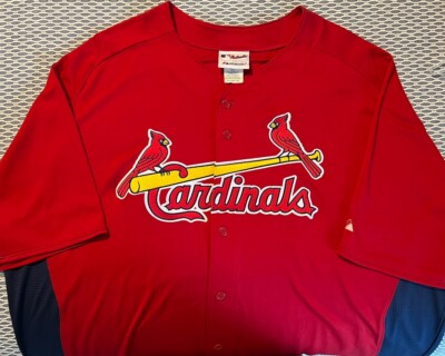 St Louis Cardinals Jersey Mens 2X Majestic Cool Base Authentic