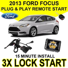 Js Alarms Remote Start Plug and Play Starter For 2013 Ford Focus 3X Lock FO1C