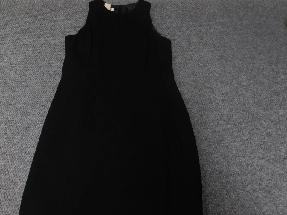 Jones New York dress 10p Petites Womens black A-line long sleeveless Essentials - Image 2 of 4