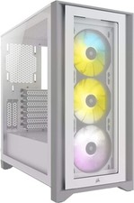 Corsair iCUE 4000X Middle Tower Vetro Temperato No-Power minITX/mATX/ATX Bianco