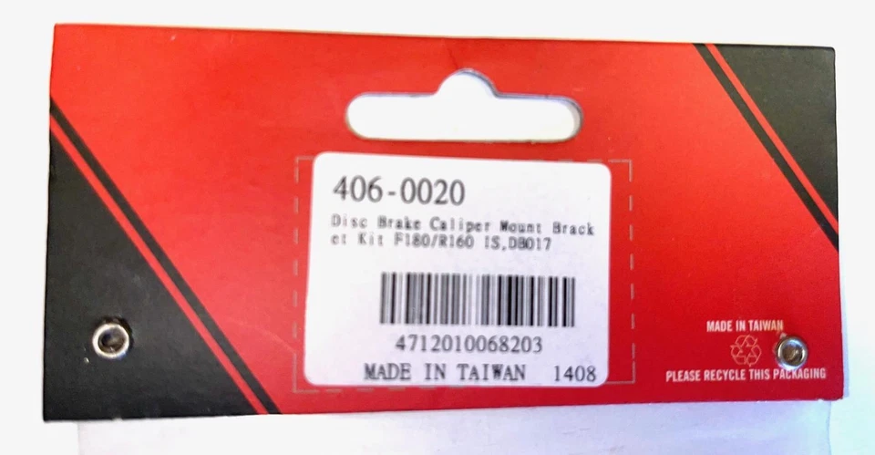 FSA Bike Disc Brake Adapter 180mm front, 160mm rear IS Mount 406-0020 New - Image 4 of 4