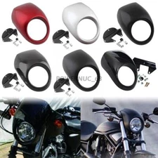 Motorbike Headlight Fairing Mask For Harley Sportster Front Fork Cowl XL1200/883