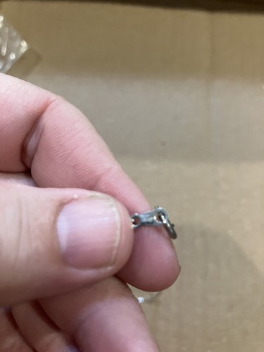 Sterling Silver Necklace chain Avon With ring Pendant - Picture 3 of 8