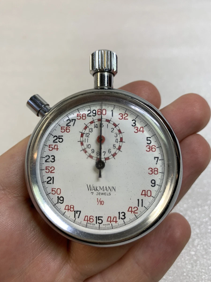 Wakmann stopwatch 7 jewels clearance