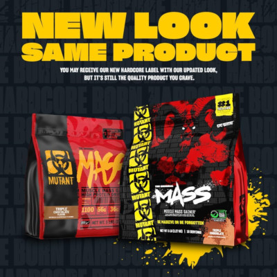MUTANT MASS  5LBS The Original Muscle Mass Gainer High Protein Drink Mix