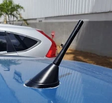 4 inch " Short Black Aluminum Antenna Mast AM/FM for TOYOTA YARIS 2007-2018 New