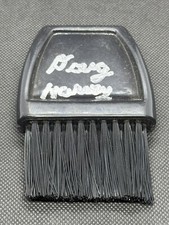 Doug Harvey Signed Game Used Plate Brush Harvey Personal Collection COA Umpire