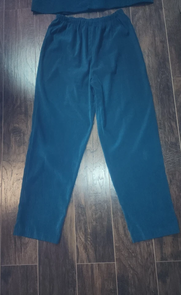 De Colección Vestido de Invierno Vestido Inteligente Verde Carrera Negocios Pantalones Talla 14 Foto 3 de 4