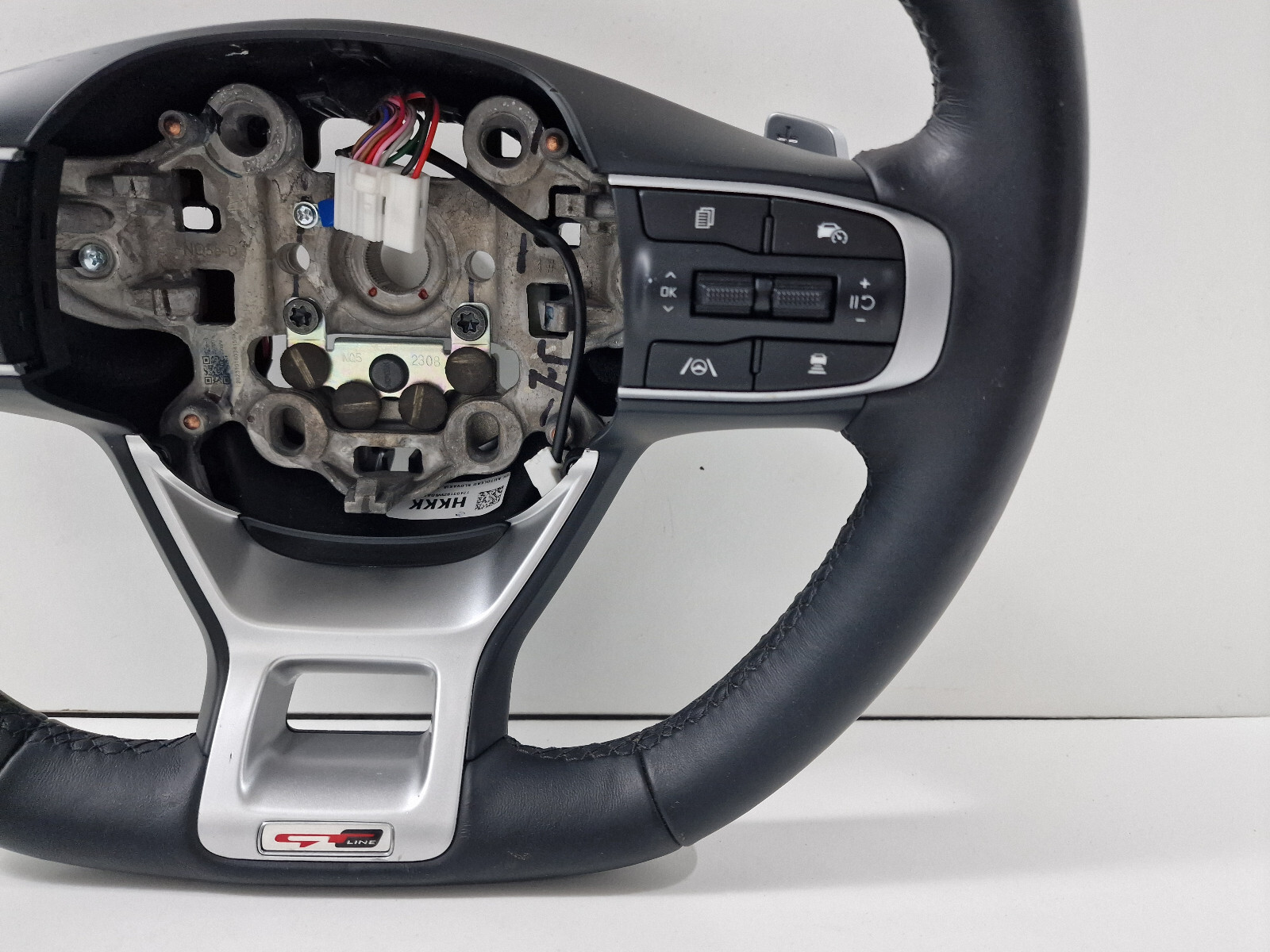 Volante Multifunzione in Pelle F1 Kia Sportage 5 Nq5 2021 Usato Originale 001 - Miniatura 3