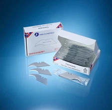 200 x Concave Blades for CARPET KNIFE DOLPHIN DELPHIN Made in Sheffield