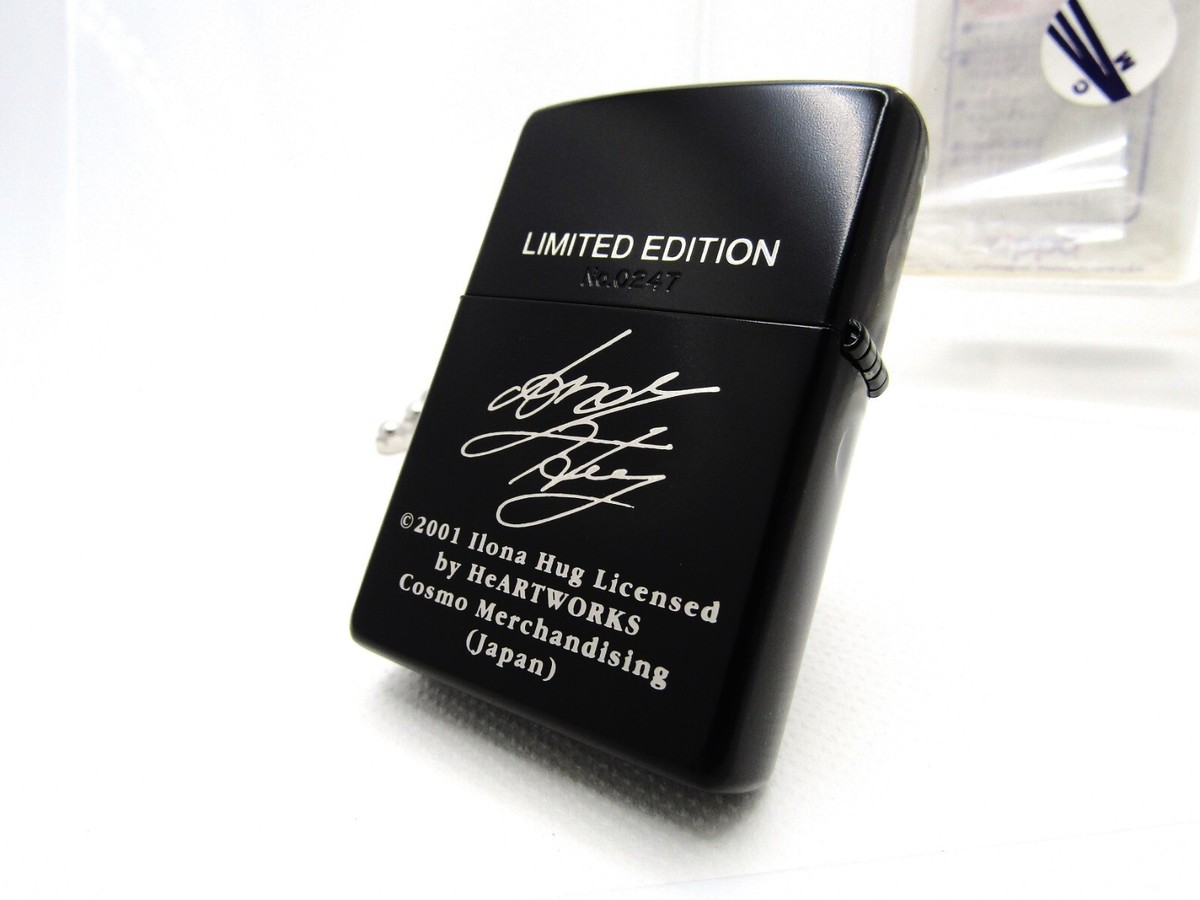 K-1 Grand Prix Andy Hug Black Silver Limited Zippo 2001 Mint Rare