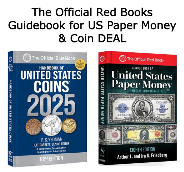 2025 Official Blue Book Guide US Coins  & US Paper Money 8th Ed Catalog Lot NEW