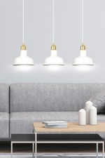 Lampade A Sospensione Scandinave Bianche 3X15W/E27 IP20 - Ideali Per Ambienti Eleganti - 7