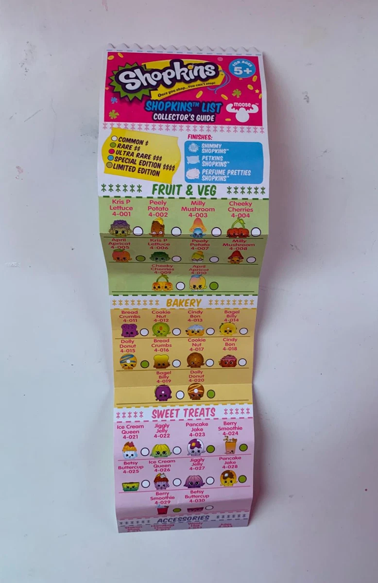 Lista de shopkins hotsell