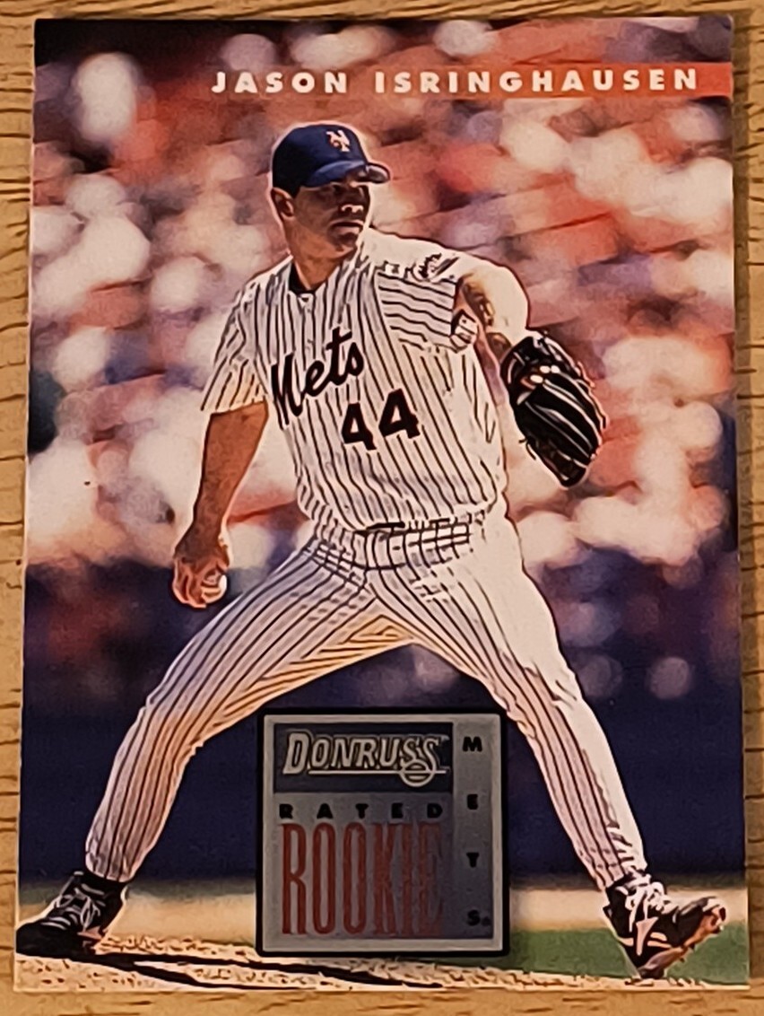 Banderin Vintage New York Mets – Jason Isringhausen, Collection Baseball