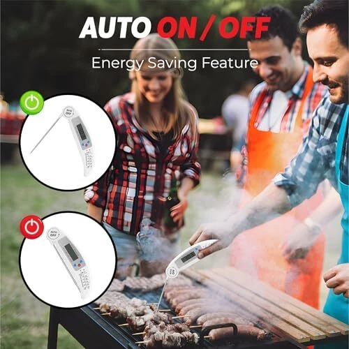 Meat Thermometer Digital for Cooking & Baking, Grilling Wireless Food White