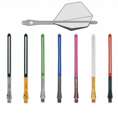 UNICORN Dart Shafts Shaft Schäfte 2BA Sideloader Phase 5 Sigma Titanium/Nylon