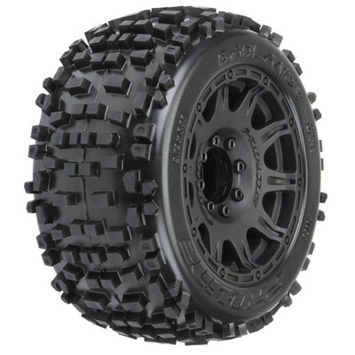 Pro-Line Racing Badlands 3.8 MTD Raid 8x32 Wheels 17mm MT F R PRO117810 RC Tire