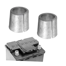  Car Battery Post Shims, 2PCS Pure Lead Anode Cathode Vehicle Shims/2PCS