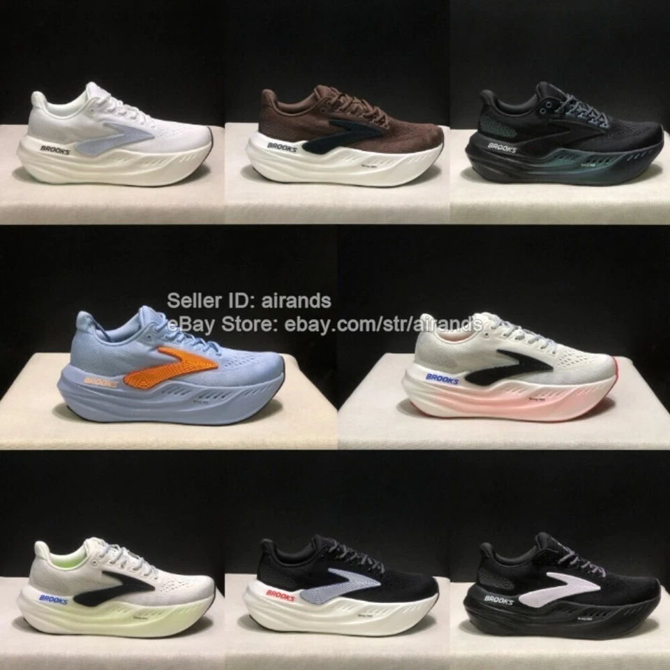 Brooks Glycerin Max Zapatos para Correr Confort Azul/Naranja/Blanco Apoyo Corredores Foto 2 de 4