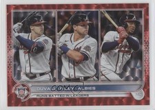 2022 Series 1 League Leaders Red Foil Adam Duvall Austin Riley Ozzie Albies 0x3q