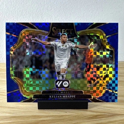 KYLIAN MBAPPE 2025-26 SELECT LA LIGA FIELD LEVEL BLUE CHECKER XFRACTOR SP FRANCE