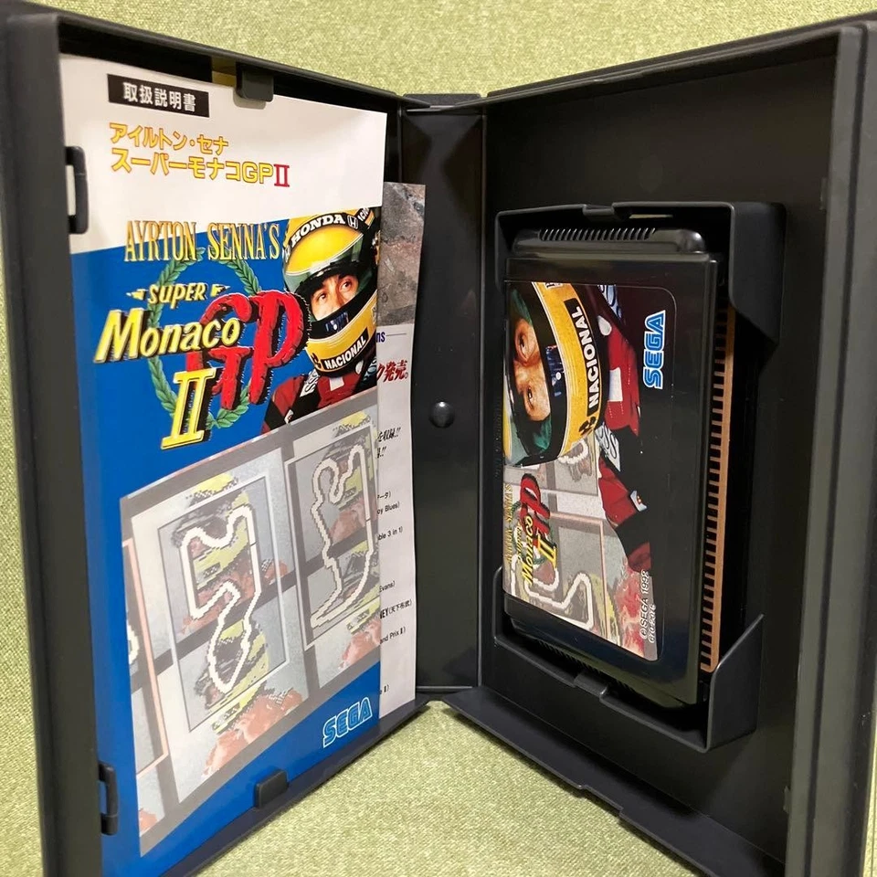 Ayrton Senna's Super Monaco GP II Sega Mega Drive Japan Complete Near Mint - Image 3 of 3