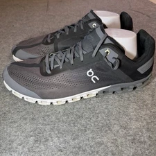 On Cloud Cloudflow Men Size 13 Running Sneakers Shoes Gray Black 35.99238