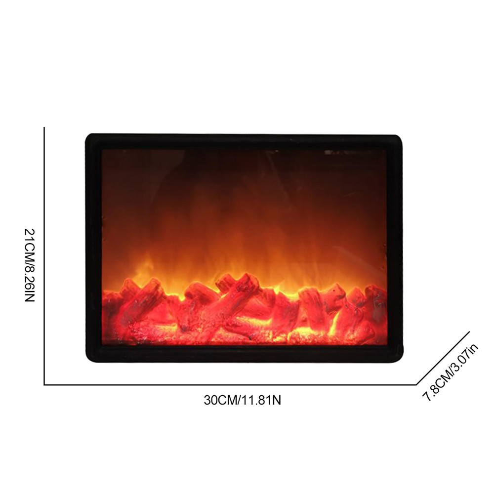 Christmas LED Flame Lamps Simulated Fireplace Light Lamps Flame Effect Light