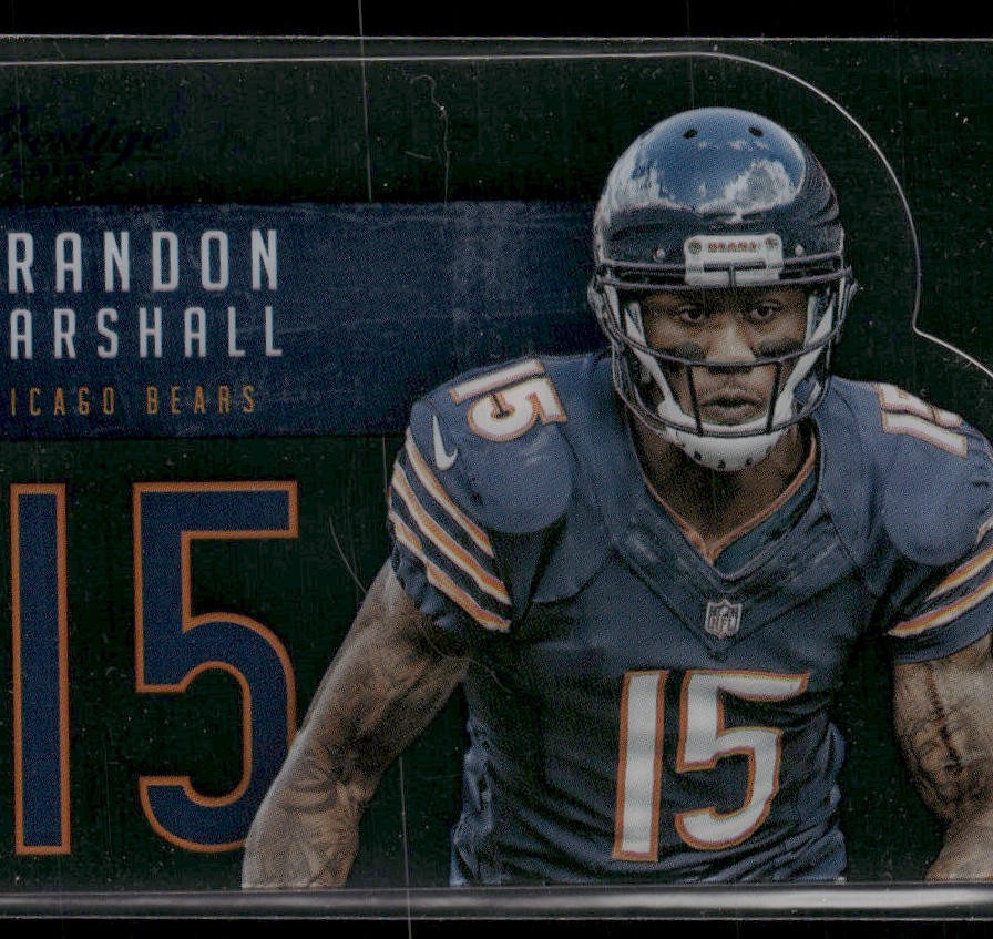 2014 Panini Prestige #11 Brandon Marshall Behind The Jersey Numbers