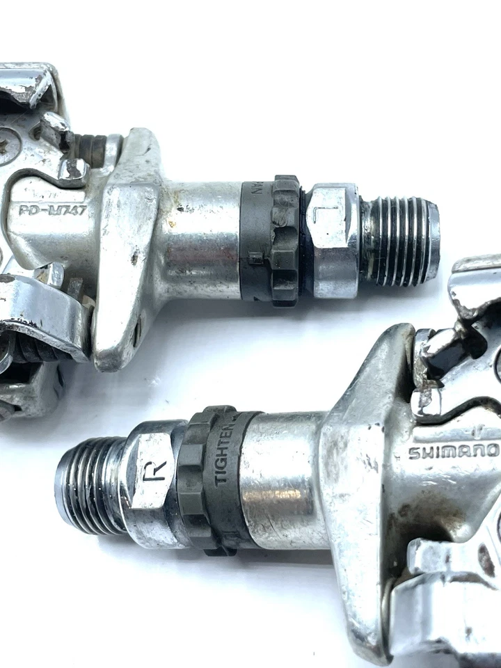 Shimano Deore XT PD-M747 без зажимов горный велосипед гравий педали SPD - Изображение 3 из 4