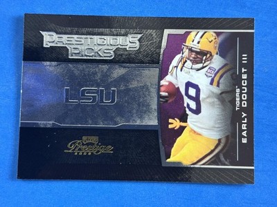 2008 Prestige Prestigious Picks Black #PPI-18 Early Doucet LSU Tigers #/500