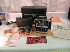 VINTAGE POLAROID Countdown M80 Automatic Land Camera with Case  Flash UNTESTED