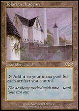[1x] Tolarian Academy Played, CHINESE Urza's Saga MTG Magic