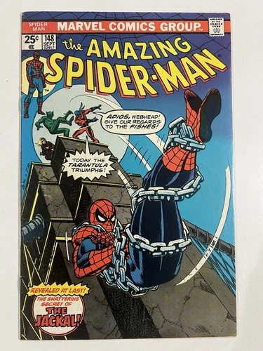 Amazing Spider-Man #148 NICE VF 8.0 Tarantula! Jackal! Clone Saga! Marvel 1975
