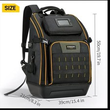 Tool Backpack Tool Set | 38 Pockets Tool Storage Organizer Bag for Electrician