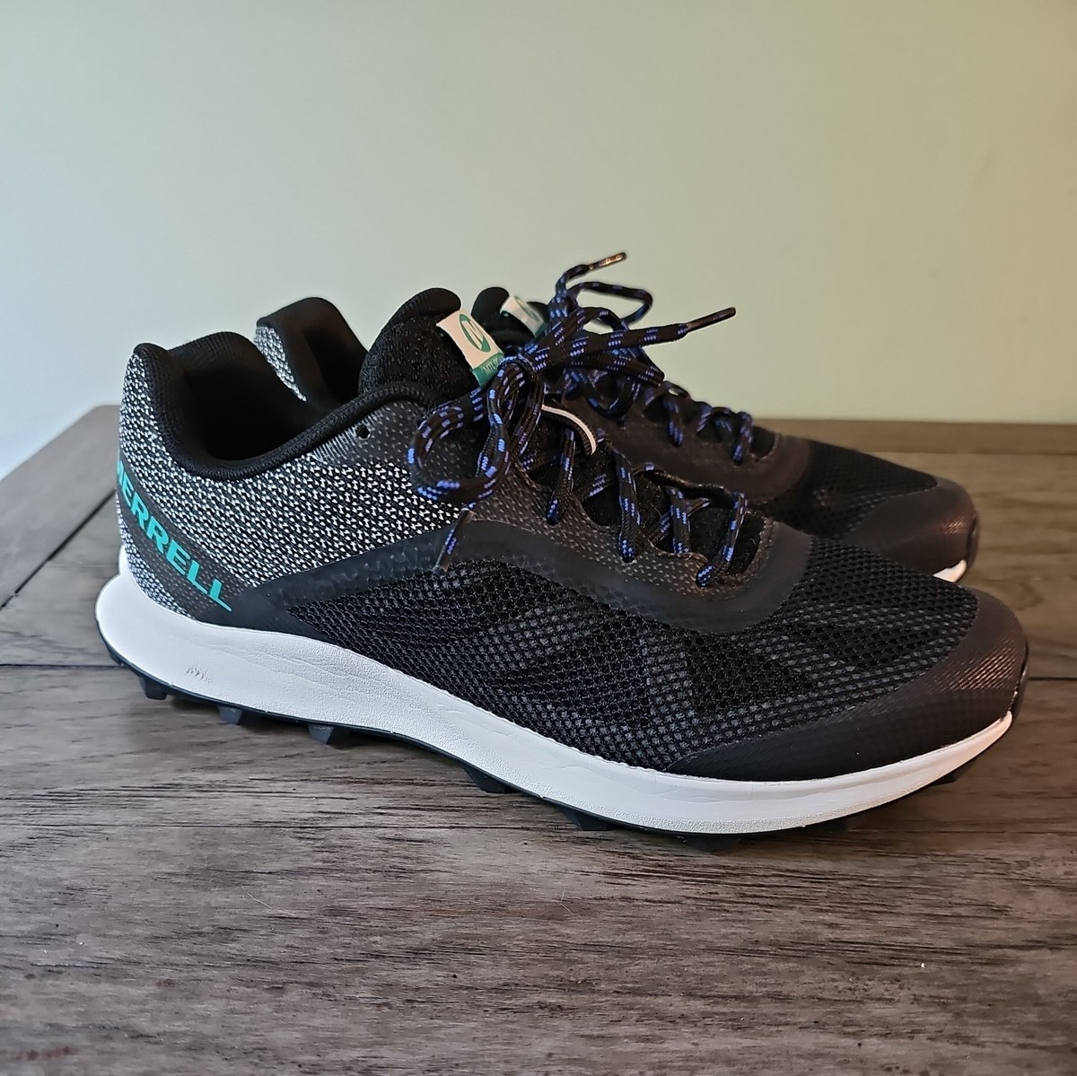 Women's Merrell MTL Skyfire Trail Shoe Black Mesh/TPU Size 9 J066112 View 2