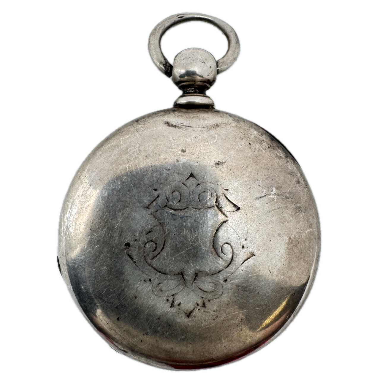 Antique Fahys 4oz Key Wind Pocket Watch Case in Coin Silver USA 18s