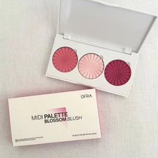 Ofra Midi Palette Blossom Blush 3 Shades Pink Satin Pillow Talk Paradise Pink