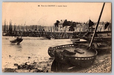 Postcard - Port Du Crotoy A Maree Basse