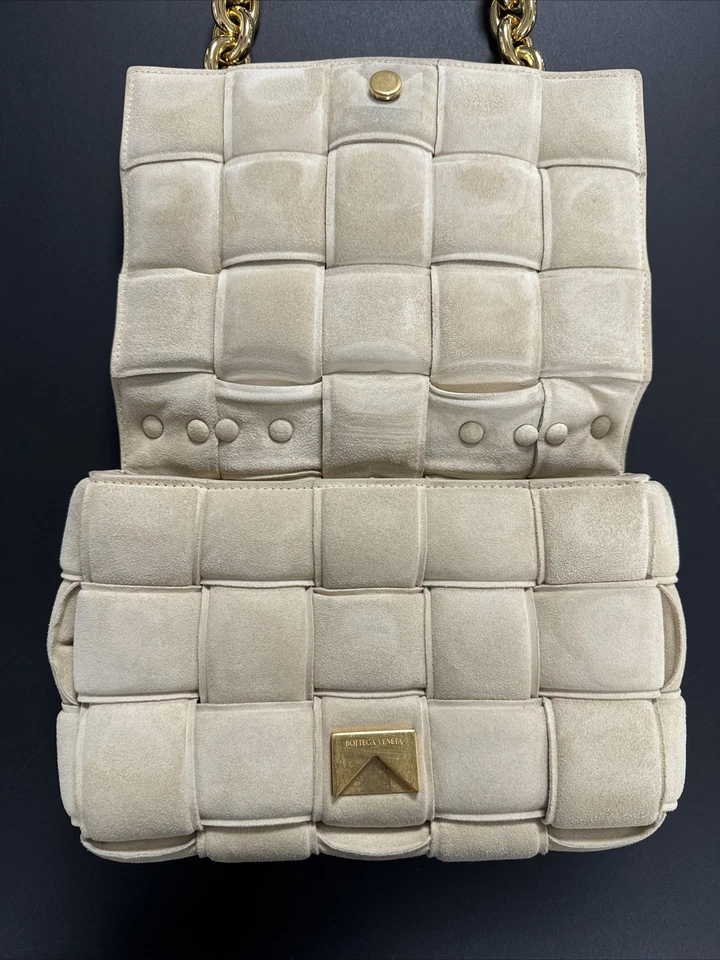 Bottega Veneta - Padded Chain Cassette Schultertasche Beige - ECHT & TOP - Bild 3 von 4