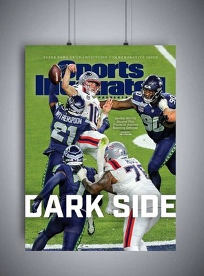 SALE! Sports Illustrated Cover Seattle Seahawks Dark Side Champions 2026 Poster
