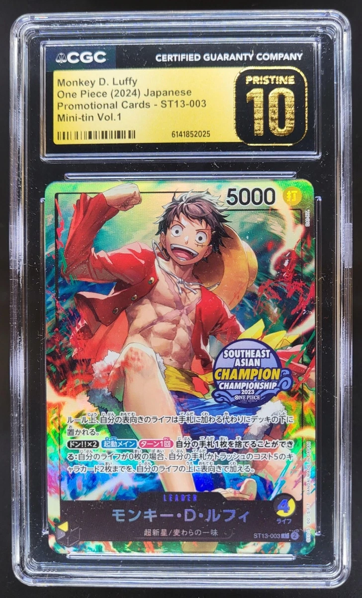 Monkey.D.Luffy ST13-003 One Piece Promotion Cards for sale | eBay