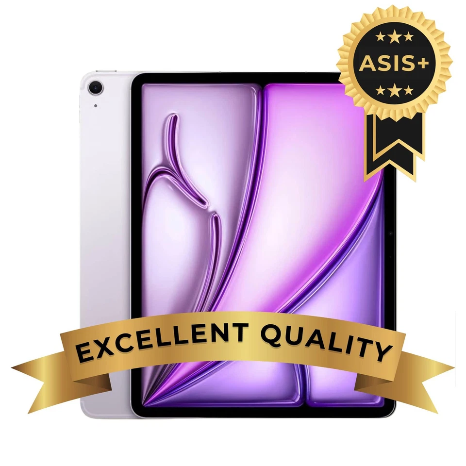 Apple iPad Air 2024 6th 13" 512GB Wi-Fi+LTE Purple ASIS Gar12Mesi Ricondizionato