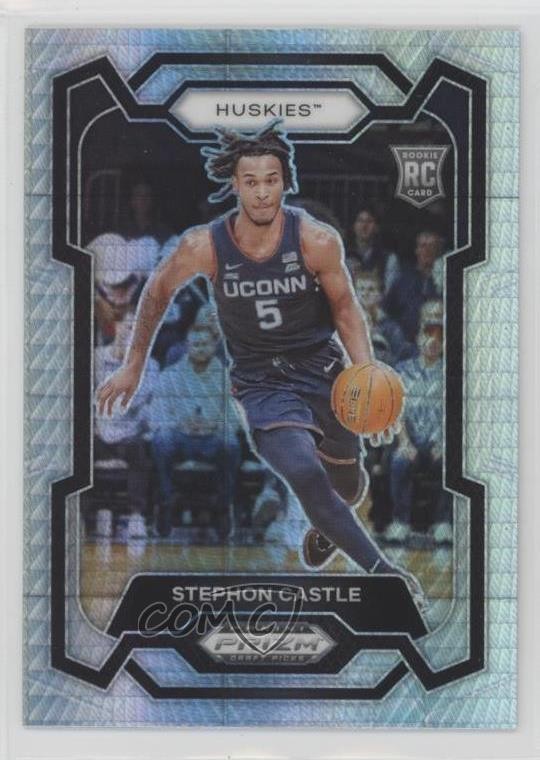 2024-25 Panini Prizm Draft Picks Hyper Prizm Stephon Castle #17 1by6