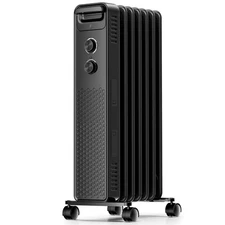Portable Electric Radiator Heater, Space Oil Filled Heaters with 3 Heat Setti...