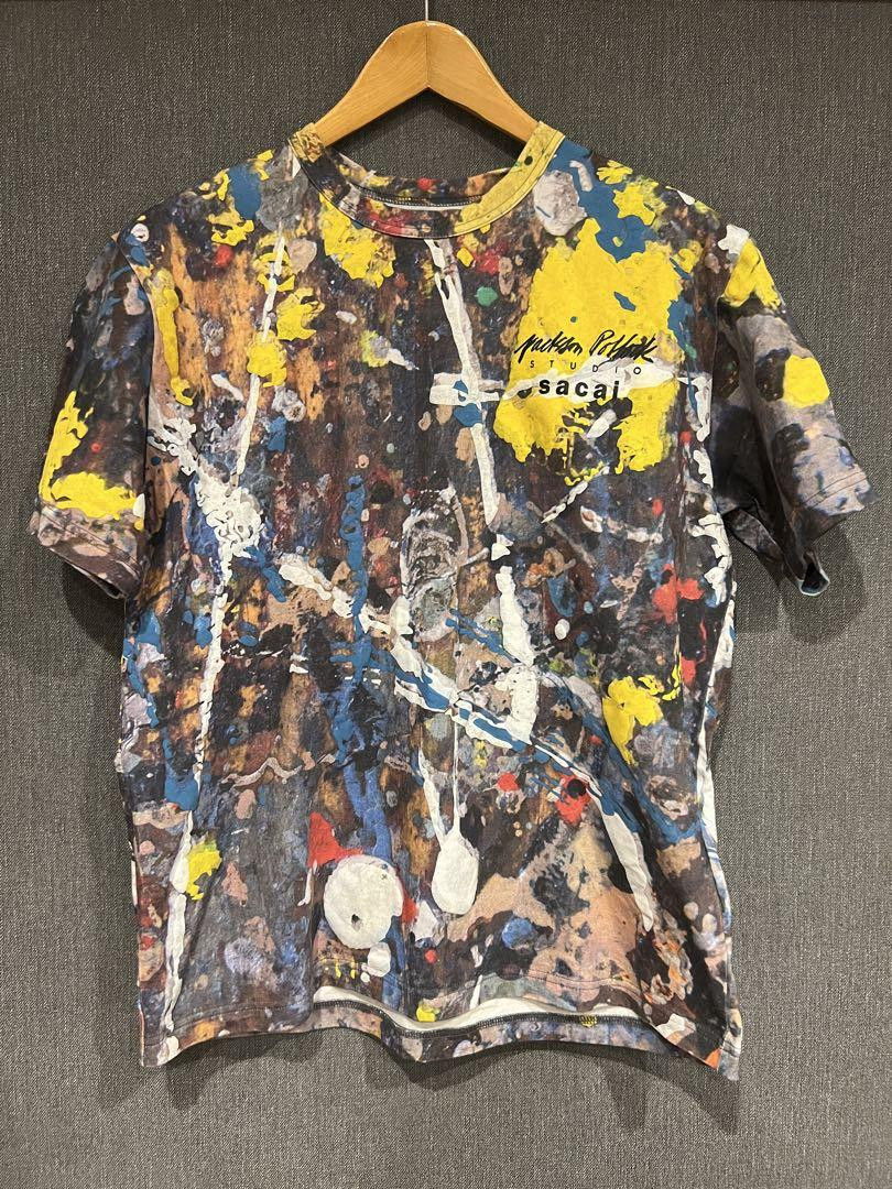 Sacai Jackson Pollock Collaboration Paint TShirt Multicolor Sacai Jackson Pollock Collaboration Paint TShirt Multicolor