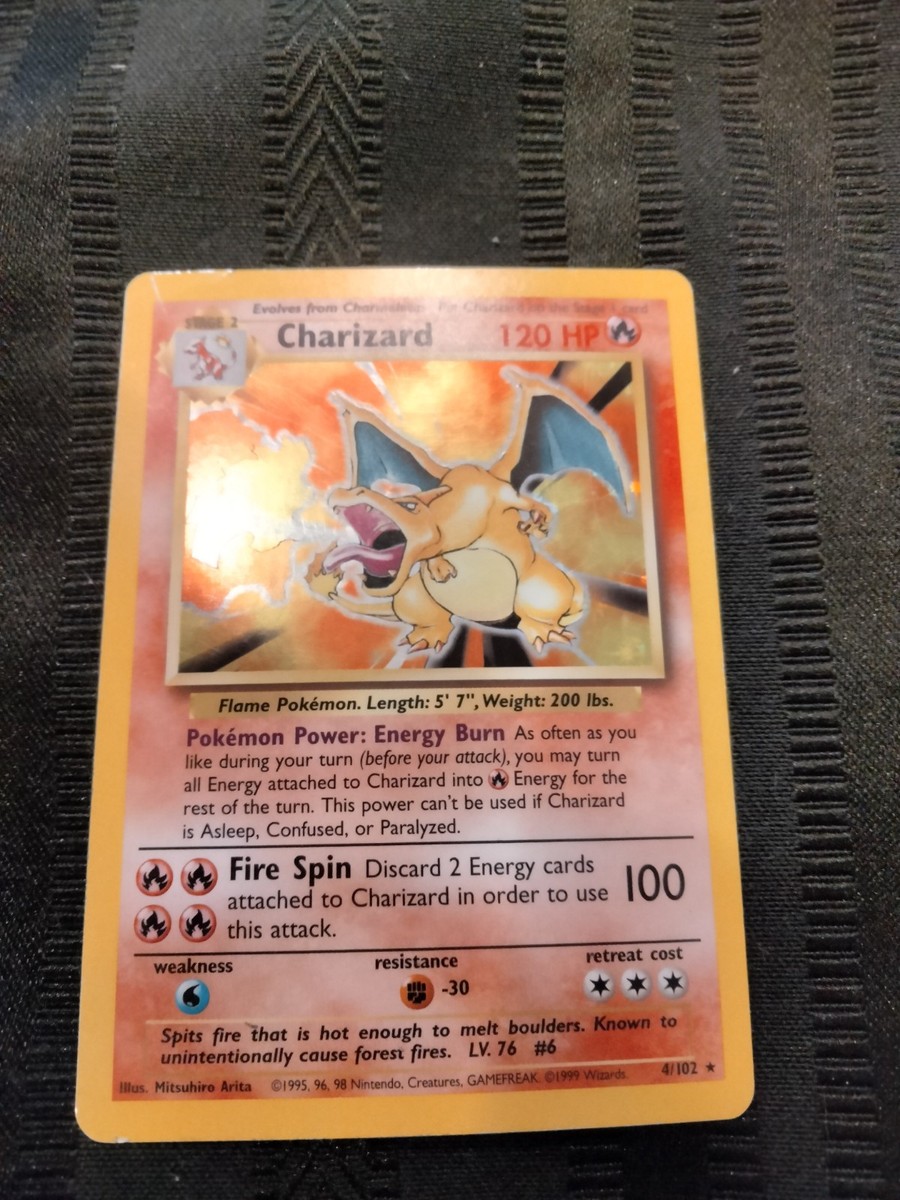 Charizard 004/102 Base Set - Holo - Pokemon TCG - Vintage | eBay
