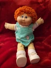 Vintage Cabbage Patch Kids Doll Jesmar HM1 Red Hair Blue Eyes Boy Freckles